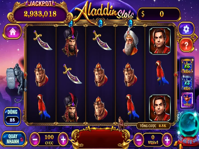 3 ưu điểm tạo nên thương hiệu cho Aladdin Slots của 789Club